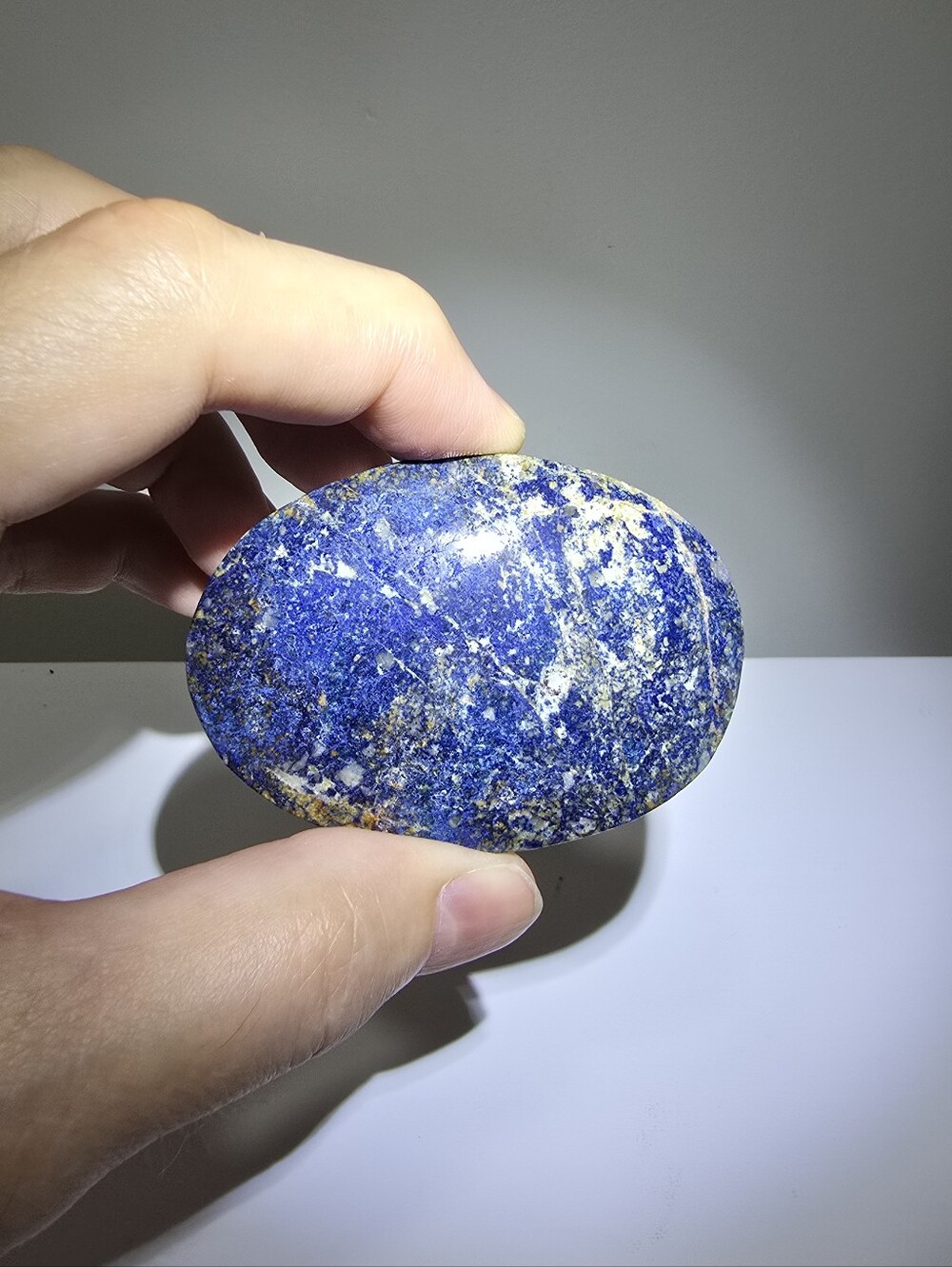 Quantum Quattro Style Mixed Copper Ore Crystal Palmstone #E